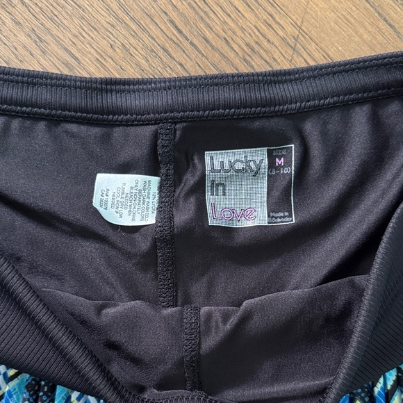 Lucky in Love pleated tennis skirt gorgeous pattern size Medium - Picture 2 of 3